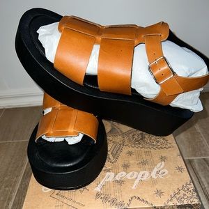 Free People platform sandals